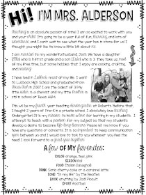 welcome back to school letter templates