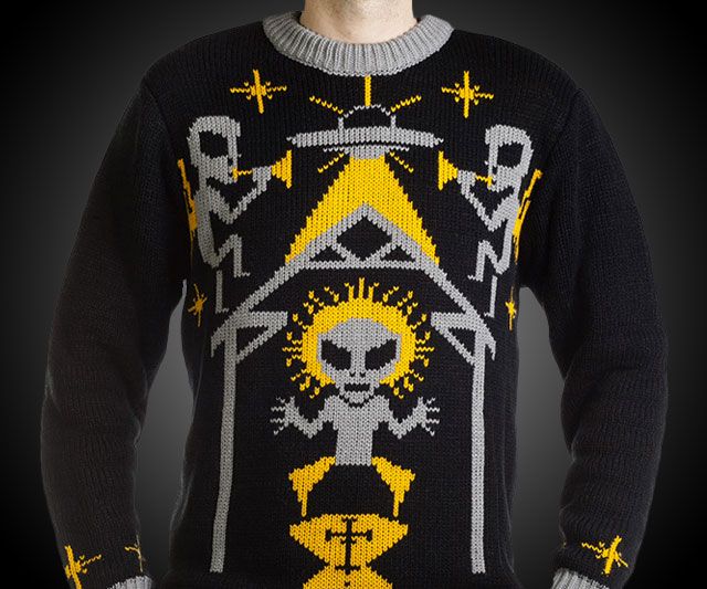 864 best the geek gift shop images on pinterest aliens occult and alien nativity ugly christmas sweater