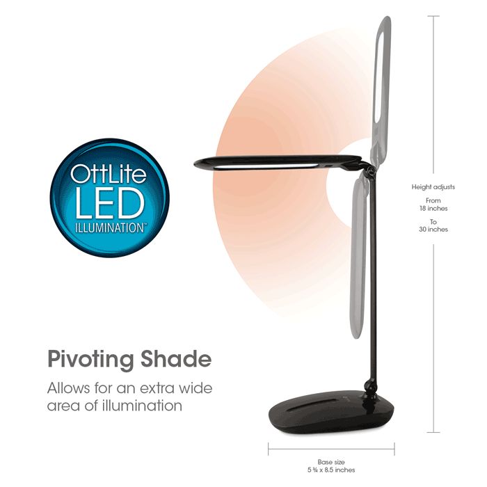 33 Best Ottlite Lamps Images On Pinterest Desks, Led Desk Lamp The OttLite LED Desk Lamp with Sliding Dimmer & USB is a sleek lamp perfect for - 33 Best Ottlite Lamps Images On Pinterest Desks, Led Desk Lamp