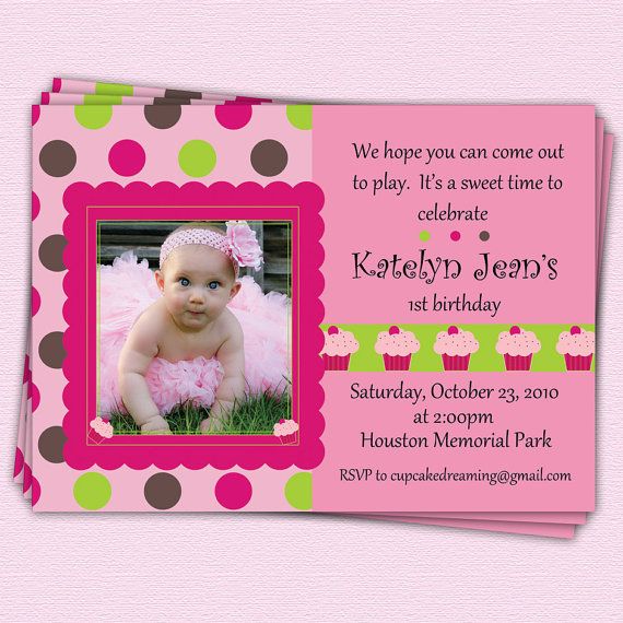The 25+ best Cupcake invitations ideas on Pinterest Cupcake - first birthday invitations templates The 25+ best Cupcake invitations ideas on Pinterest Cupcake - first birthday invitations templates