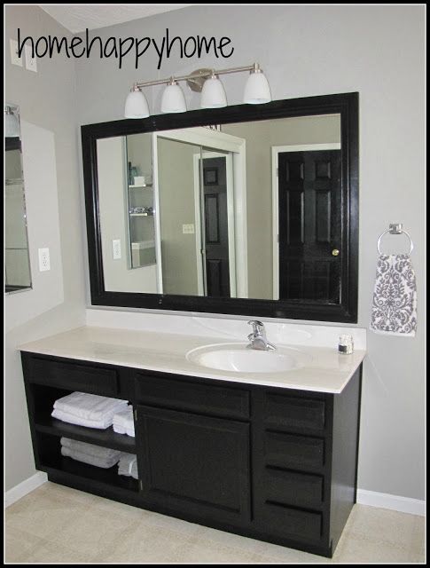 Painting Bathroom Cabinets Black elegant bathroom storage design with lowes bathroom vanities black Painting Bathroom Cabinets Black elegant bathroom storage design with lowes bathroom vanities black