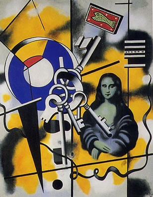 La Gioconda Con Le Chiavi Fernand Lège 1930 Museo Fernand Lèger Biot Gioconda Mona Lisa Obras De Arte Contemporánea