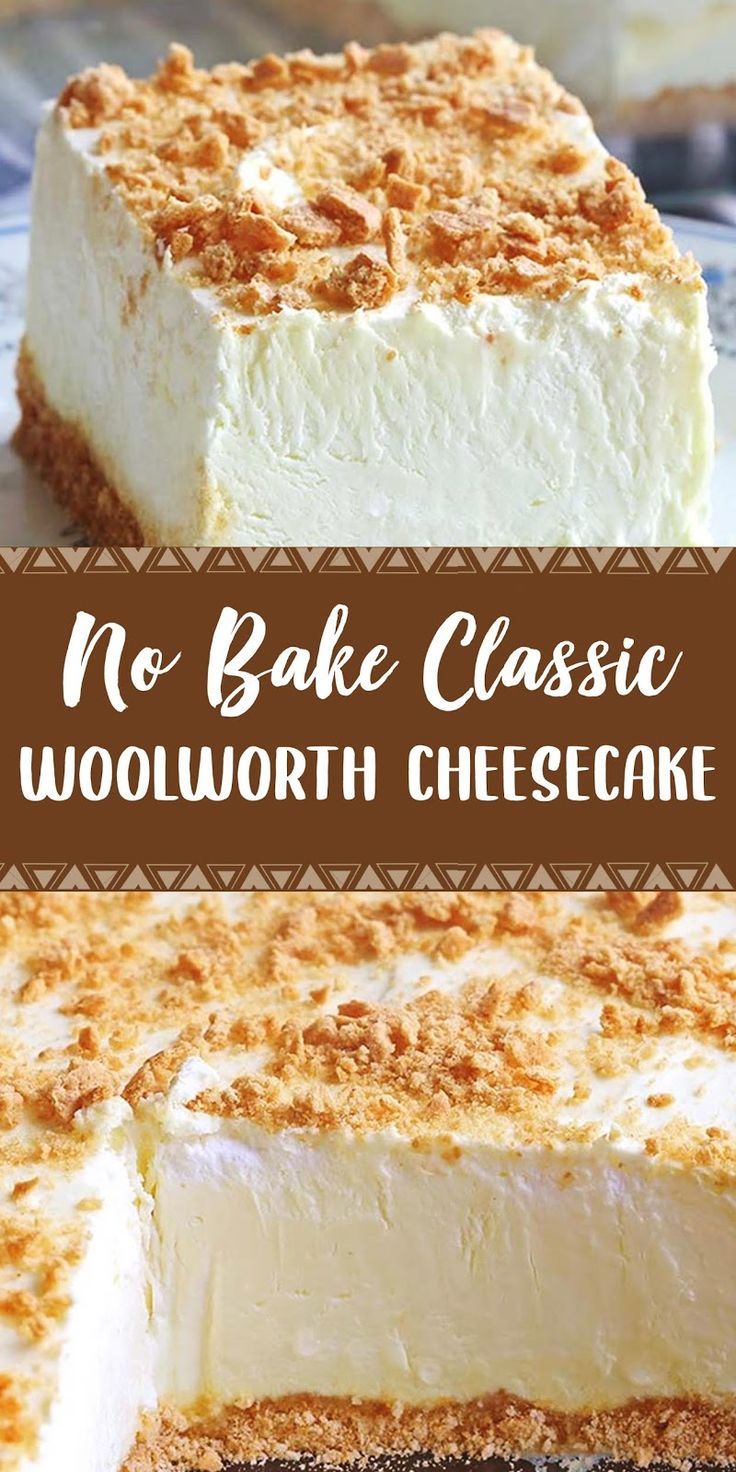 Frozen Rice Cakes Woolworths No Bake Classic Woolworth Cheesecake DAPUR SIMBAH