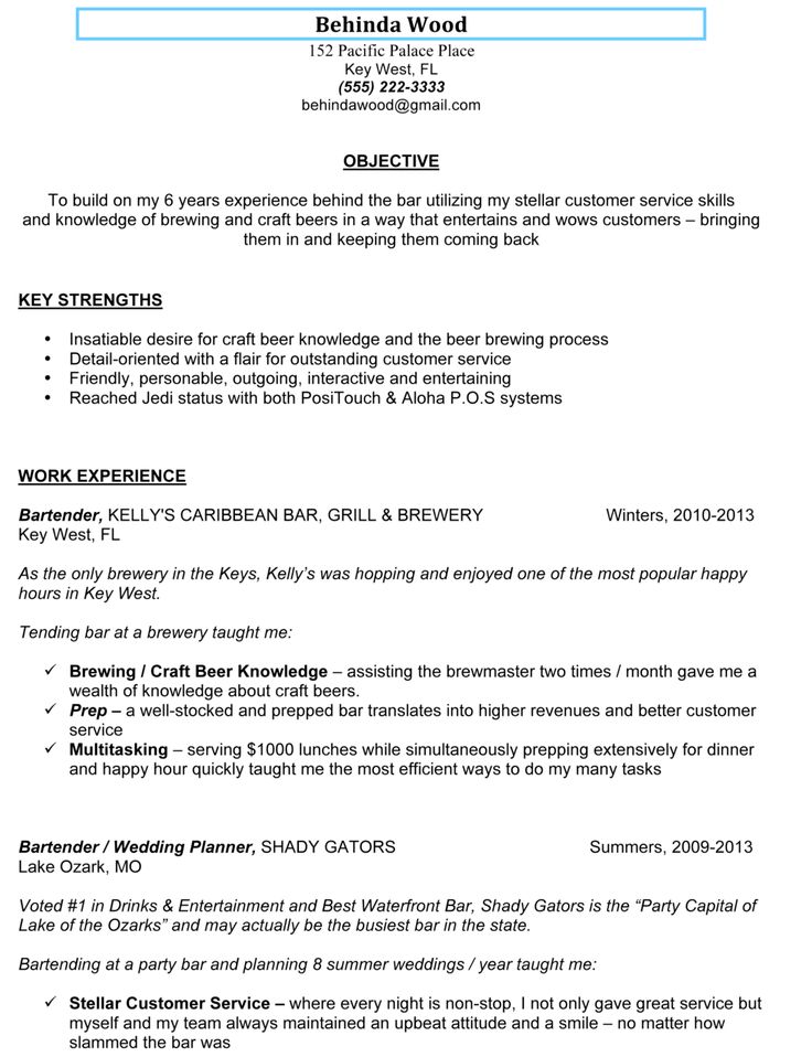 15 best resume images on Pinterest Career, The recruit and - sample server resume 15 best resume images on Pinterest Career, The recruit and - sample server resume