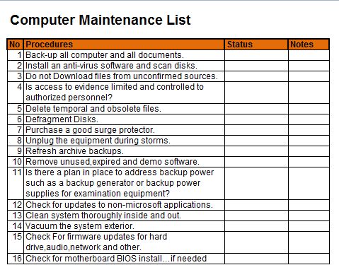 Office Manual Template simpletext - Maintenance Manual Template