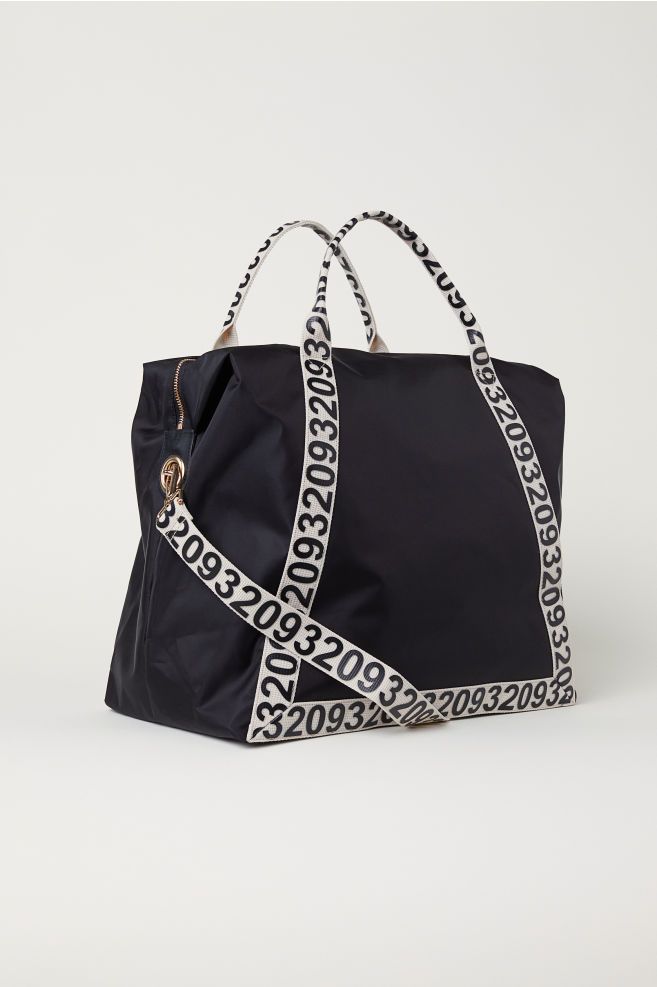 Hafta Sonu Cantasi Siyah Rakamlar Kadin H M Tr Weekender Bag Womens Purses Bags