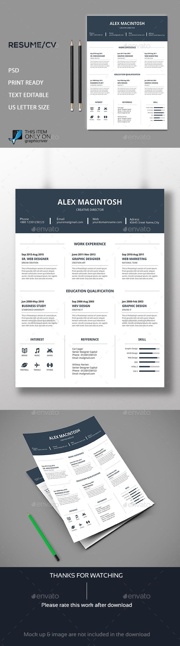 download resume templates free