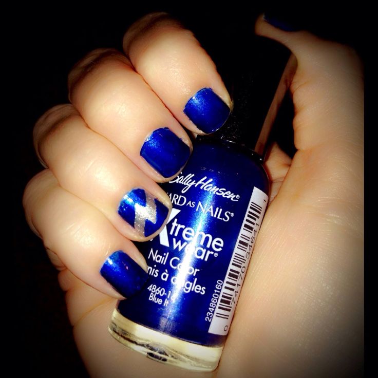 226 Best Nail Art Images On Pinterest Lightning Nails Tampa Bay My Tampa Bay Lightning Nails Not Perfect But I Tried