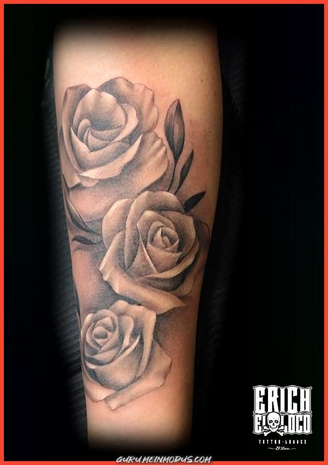 Rosen tattoo frau