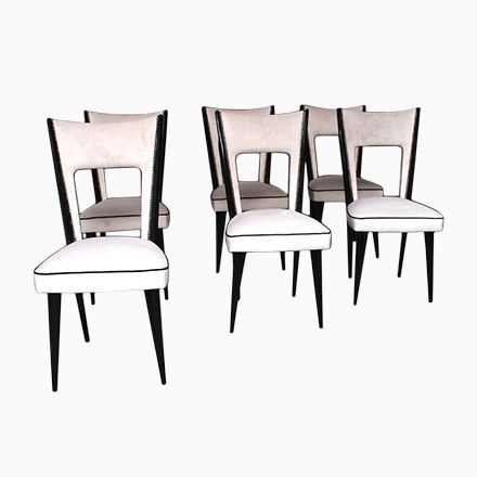 Vintage Esszimmerstühle von Pier Luigi Colli, 6er Set Jetzt bestellen unter: mo...