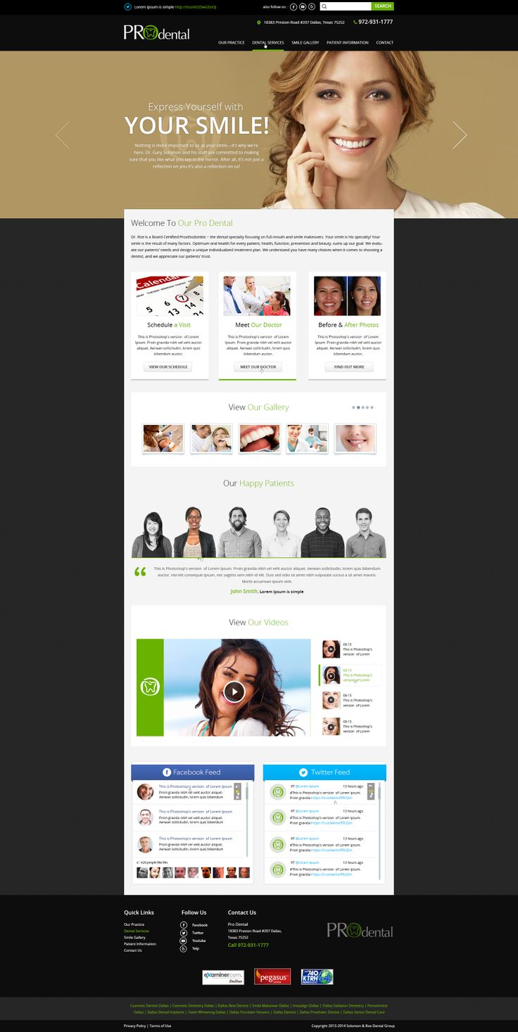 dentist web marketing