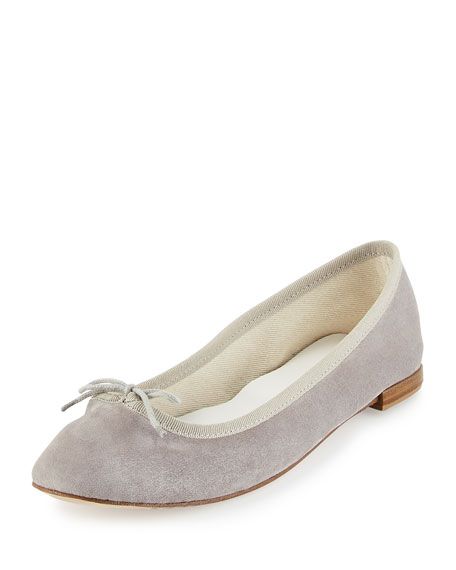 repetto suede ballet flats
