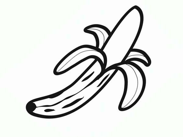 Pin oleh ColoringSun di Banana Coloring Pages
