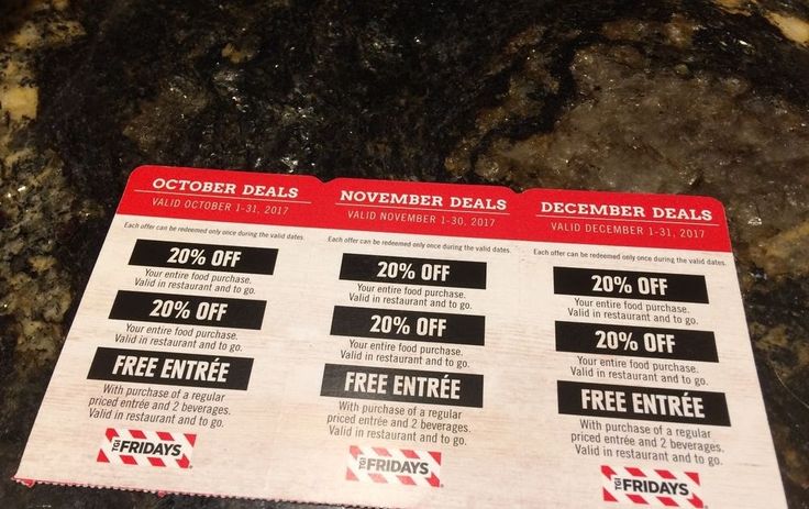 Tgi fridays coupons october 2019
