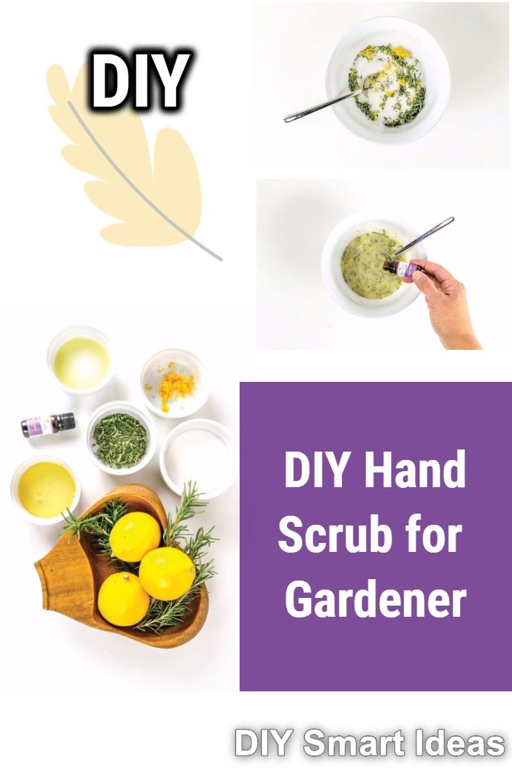 Sugar Hand Scrub For Gardener Natural Skin Care Ingredients