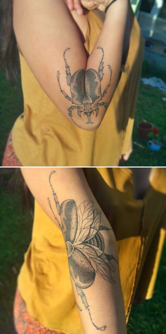 A tattoo artist from Brazil made a unique tattoo t... - #artist #Brazil #tattoo ...