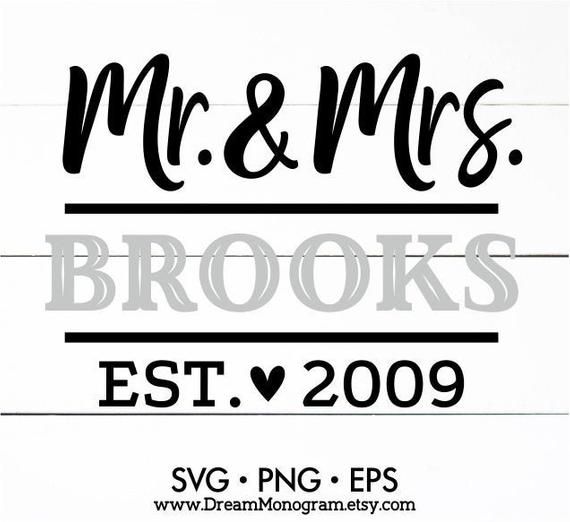 Wedding cut file Mr and Mrs SVG Bride and groom svg Marriage svg files for Cricut