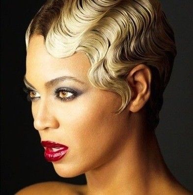 Finger Wave Hairstyle finger waves Finger Waves Finger Wave Hairstyle black short hair style quick finger waves and natural curl Finger Waves