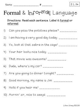 25 best L.4.3.C formal & informal language images on 25 best L.4.3.C formal & informal language images on