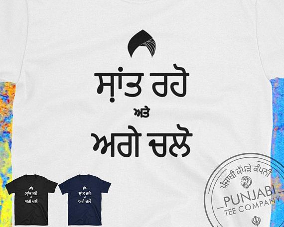 Punjabi Keep Calm And Carry On T Shirt Funny Indian Punjab Tee Funny Indian Punjab Tee