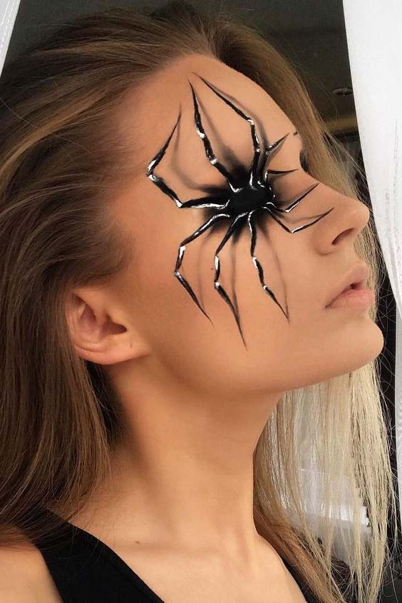 Creepy-Crawly Spider Halloween Makeup Ideas