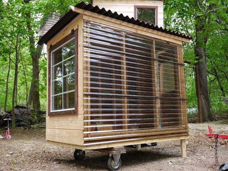 adorable 35 sq ft study cabin was built for 400 using recycled and salvaged materials - Garden Sheds From Recycled Materials adorable 35 sq ft study cabin was built for 400 using recycled and salvaged materials - Garden Sheds From Recycled Materials