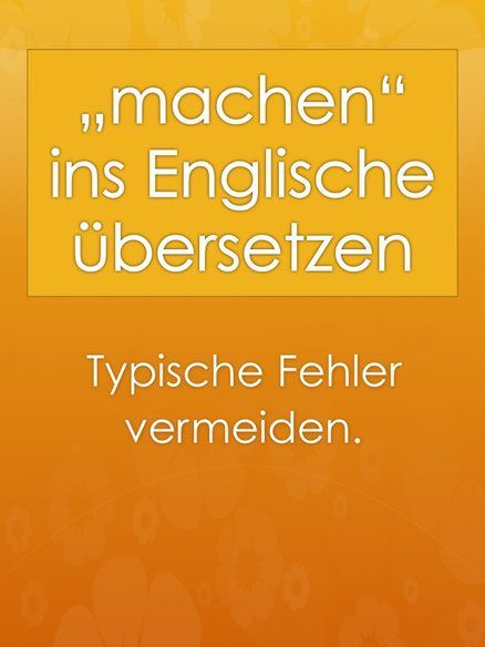 Bekanntschaft machen auf englisch