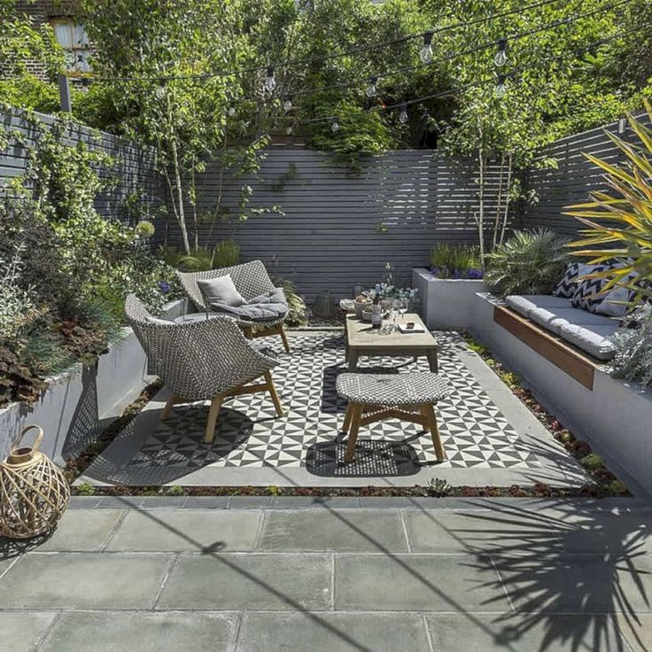 Nice 52 Latest Small Courtyard Garden Design Ideas For Your House. More at decor...