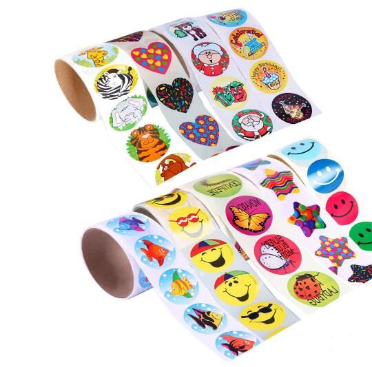 5pcs Bubble Stickers 3D Cartoon KIds ClassicToys Sticker School Reward YJfi