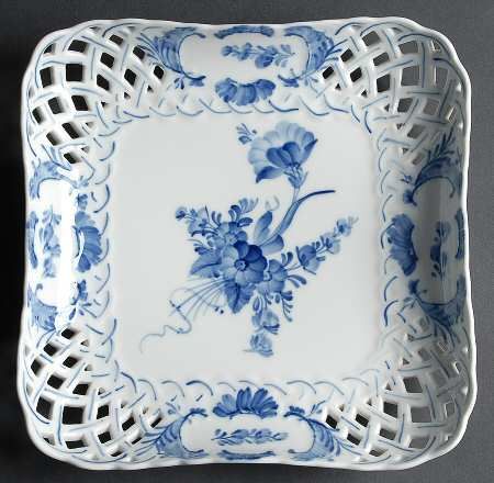 132 Best Blue Flowers By Royal Copenhagen Images On Pinterest Pierced Square Plate In The Blue Flowers Pattern By Royal Copenhagen