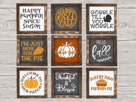 6x6 Tiered Tray Christmas Decor Pray Mini Sign Painted Wood Sign, Tiered Tray Decor