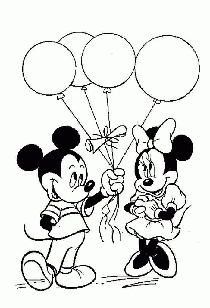 Minnie Bring Cake Coloring Pages For Kids Eco Printable Mickey Mouse Minnie Colo Minnie Mouse Coloring Pages Disney Coloring Pages Birthday Coloring Pages