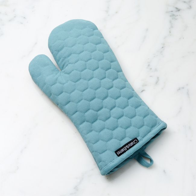 Mineral Blue Oven Mitt Oven Mitts Oven Mitts And Pot Holders Crate And Barrel