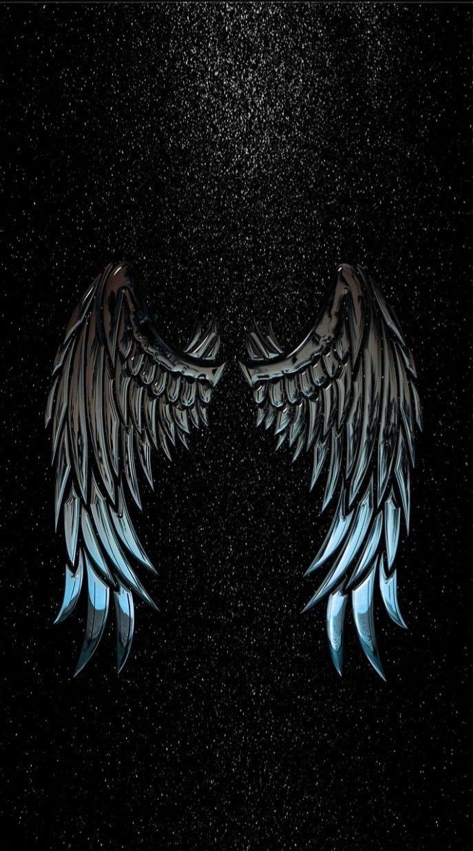 Pin by ヅ𝔸𝕟𝕘𝕖𝕝28_29༒ ツ on Wallpapers ✌ | Wings wallpaper, Wallpaper  iphone neon, Gothic wallpaper