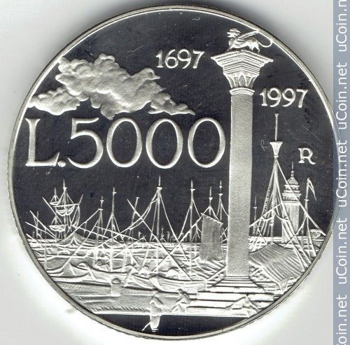 5000 Lire 1997 Canaletto Italia Monete Numismatica E Banconota