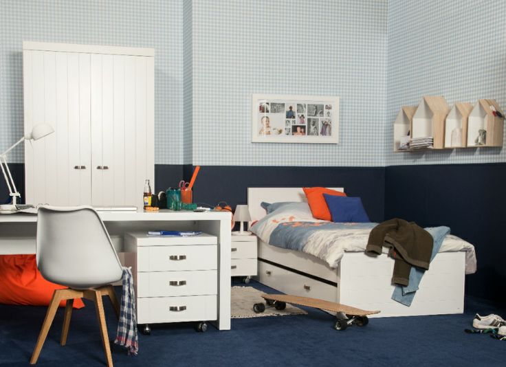 46 best kinderkamers, tienerkamers, jeugdkamers images on pinterest ... Jeugdkamer schilderen