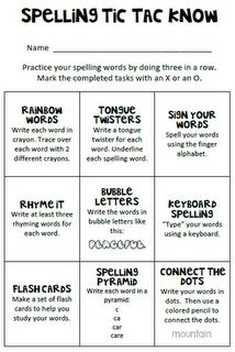 Do my spelling homework