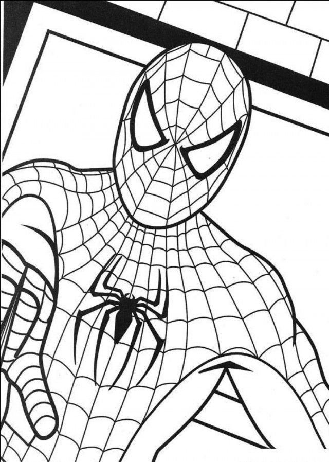 Spiderman Coloring Pages To Print Spiderman Coloring Pages Pdf Coloring Home In 2020 Avengers Coloring Pages Superhero Coloring Avengers Coloring