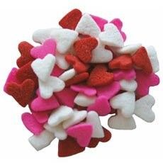 Valentines - Heart Shaped Confetti Sprinkles 2oz. package - CR12OBTWTUP