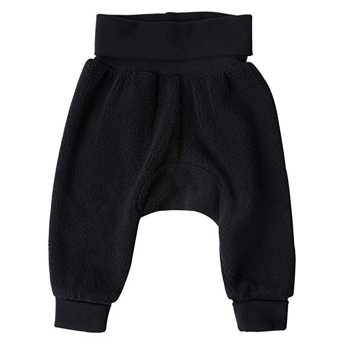 For Infants and Babies Unisex Zutano Cozie Fleece Baby Cuff Pants Fits Cloth Diapers