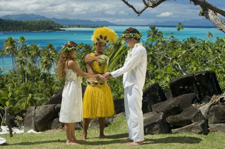 Hilton Bora Wedding Tahitian Weddings Pinterest