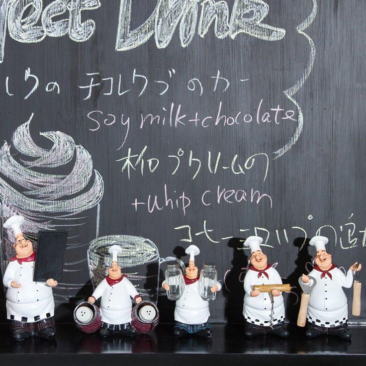 FishMM Resin Decorative Ornaments,Kitchen Decor,Cook Statue,French Chef Figurines with Toothpick Holder FishMM Resin Decorative Ornaments,Kitchen Decor,Cook Statue,French Chef Figurines with Toothpick Holder