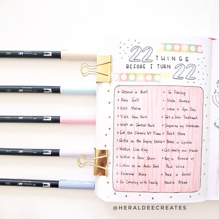 My Bullet Journal Pastel Theme