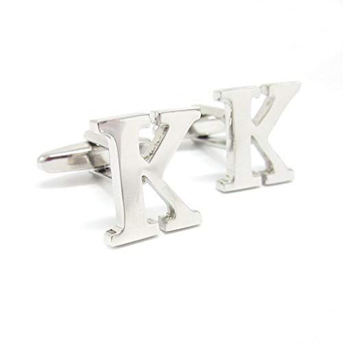 S&W SHLAX&WING Initial Alphabet Letter K Mens Cufflinks A... https ...