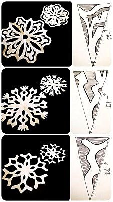 snowflake stencil template