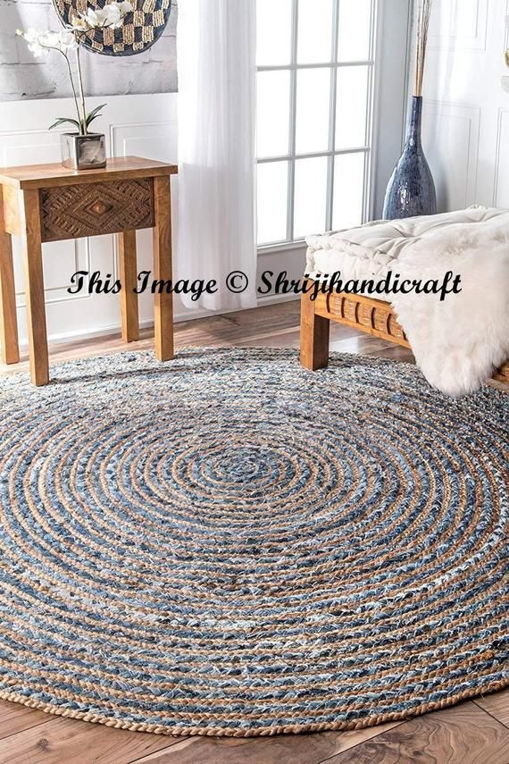 3ft Round Jute Circle Rug Circle Rug Jute Round Rug Jute Rug