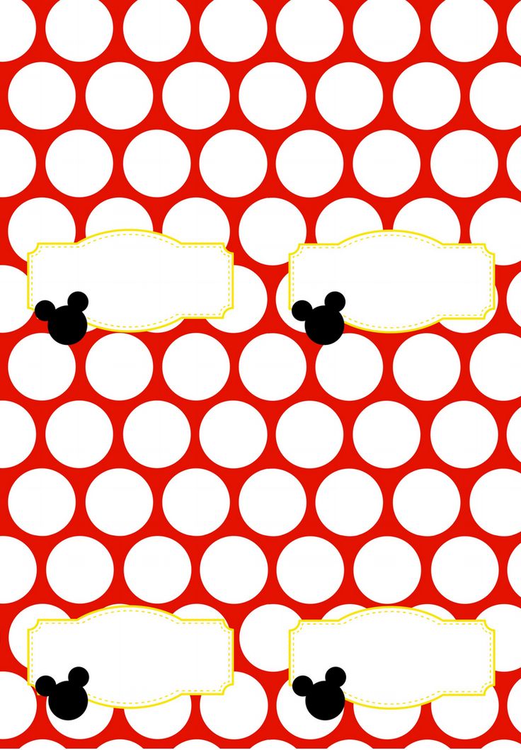 mickey mouse party free printables