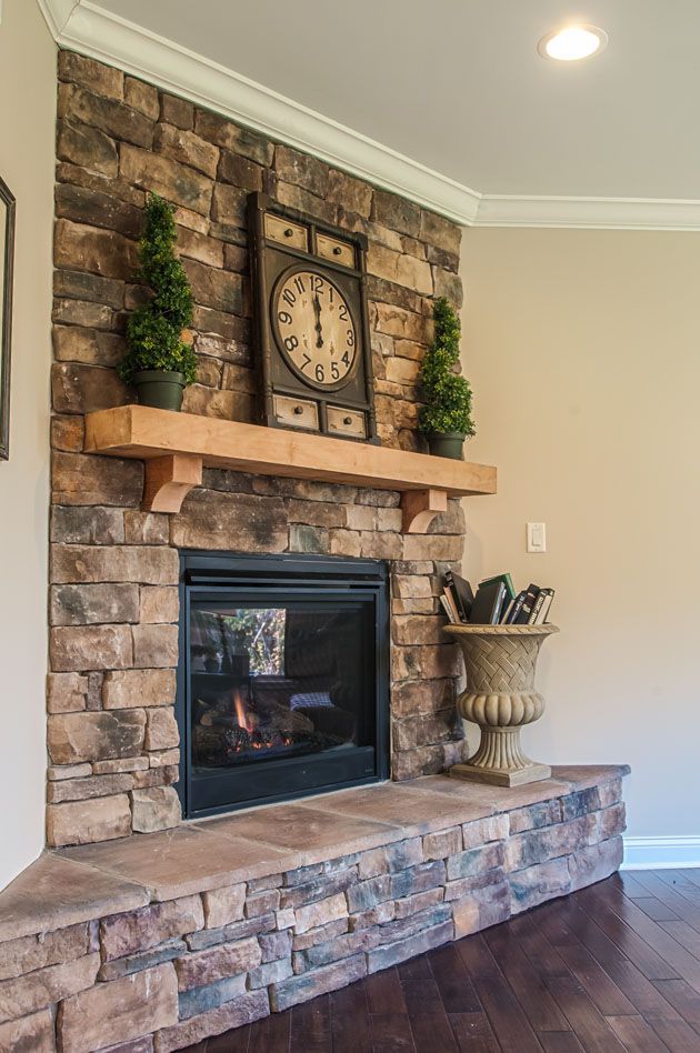 Best 25+ Stone fireplace makeover ideas on Pinterest | Rustic mantle Rustic fireplace mantels and Stone fireplace mantles