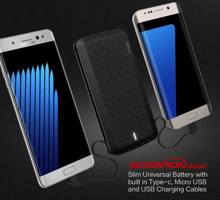 Scorpion8000 Slim Universal battery Fleck Replacement USB Charging