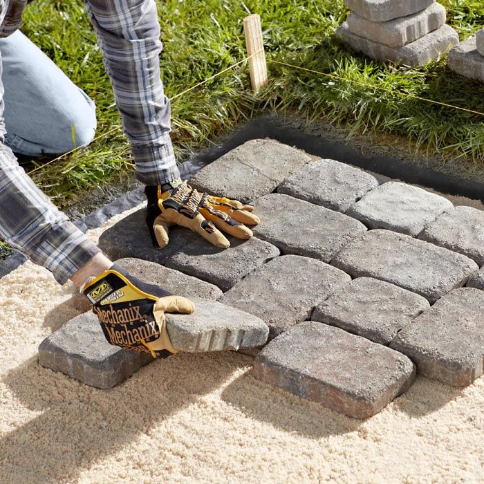 Diy Projects And Ideas Brick Paver Patio Pavers Brick Paver Patio, How To Lay Cement Patio Blocks